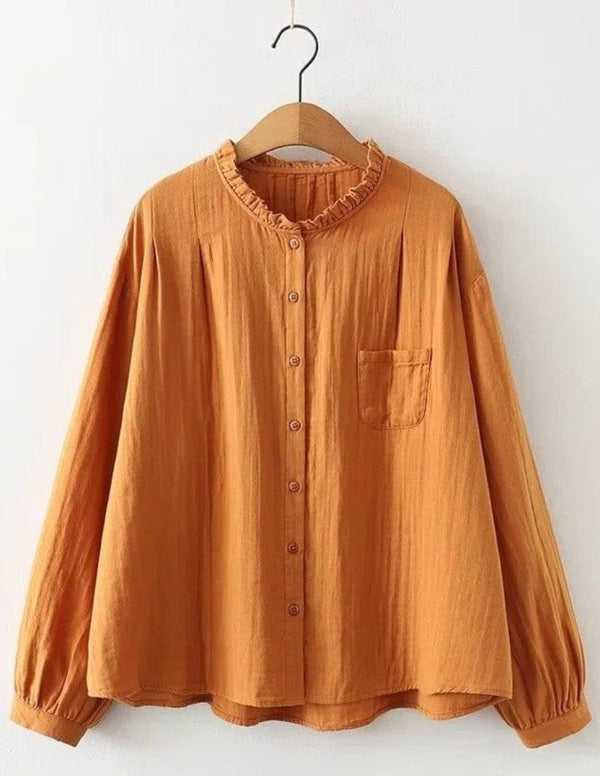 Marmalade Button-Up Plain Top